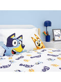 Bluey reversible duvet cover set single 135x200cm - British product