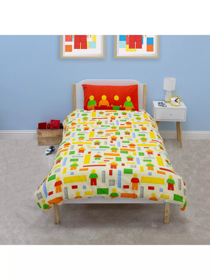 LEGO reversible duvet cover set single bed, UK version