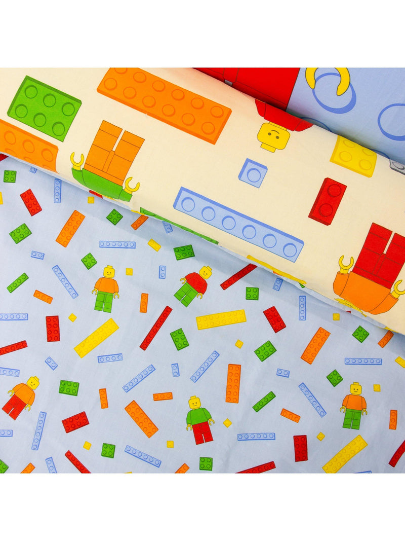 LEGO reversible duvet cover set single bed, UK version
