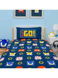 Sonic reversible bedding set for single beds, imported from the UK