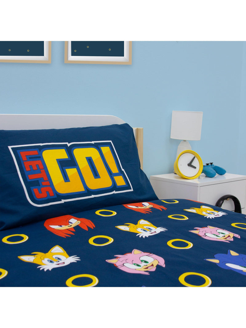 Sonic reversible bedding set for single beds, imported from the UK