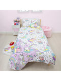 Peppa Pig reversible duvet cover set single size, UK version