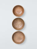 John Lewis stacking bowls set of 3 mango wood 12.5cm (British brand)