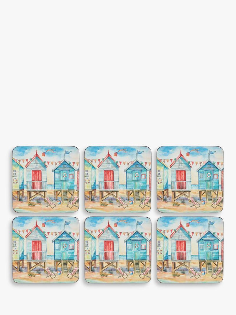 Pimpernel Beach Huts placemat set of 6 - British product