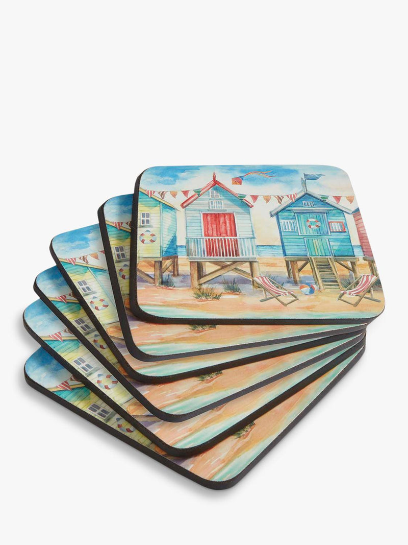 Pimpernel Beach Huts placemat set of 6 - British product