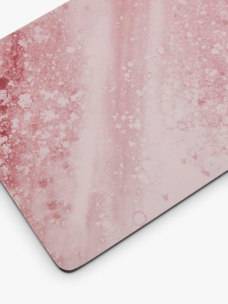 Pimpernel Rose Quartz cork-backed placemat and coaster set - British product