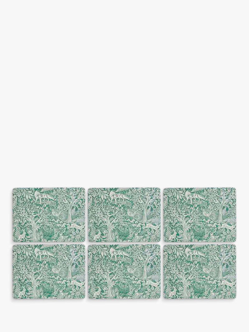 Pimpernel tapestry sage placemat coaster set (British brand)