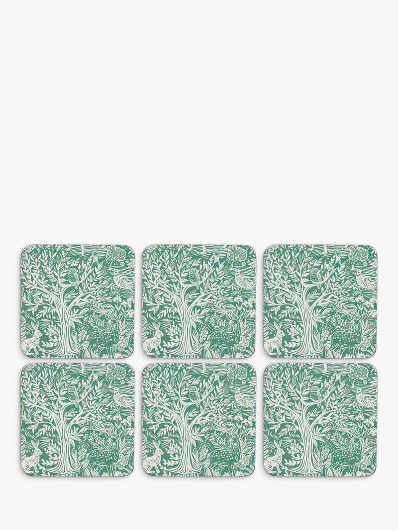 Pimpernel tapestry sage placemat coaster set (British brand)