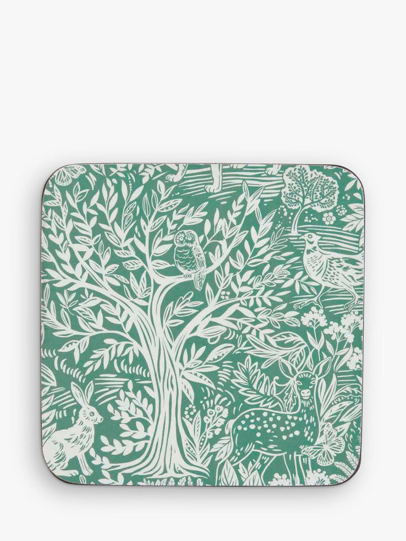 Pimpernel tapestry sage placemat coaster set (British brand)