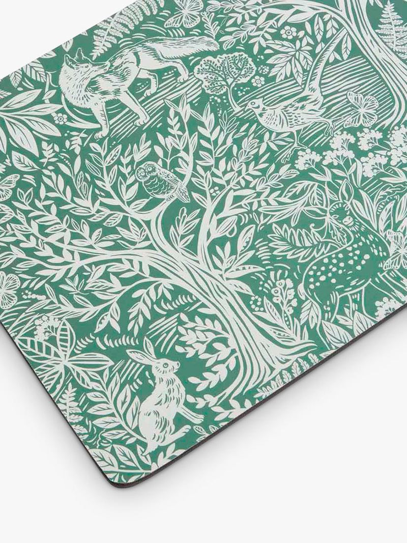 Pimpernel tapestry sage placemat coaster set (British brand)