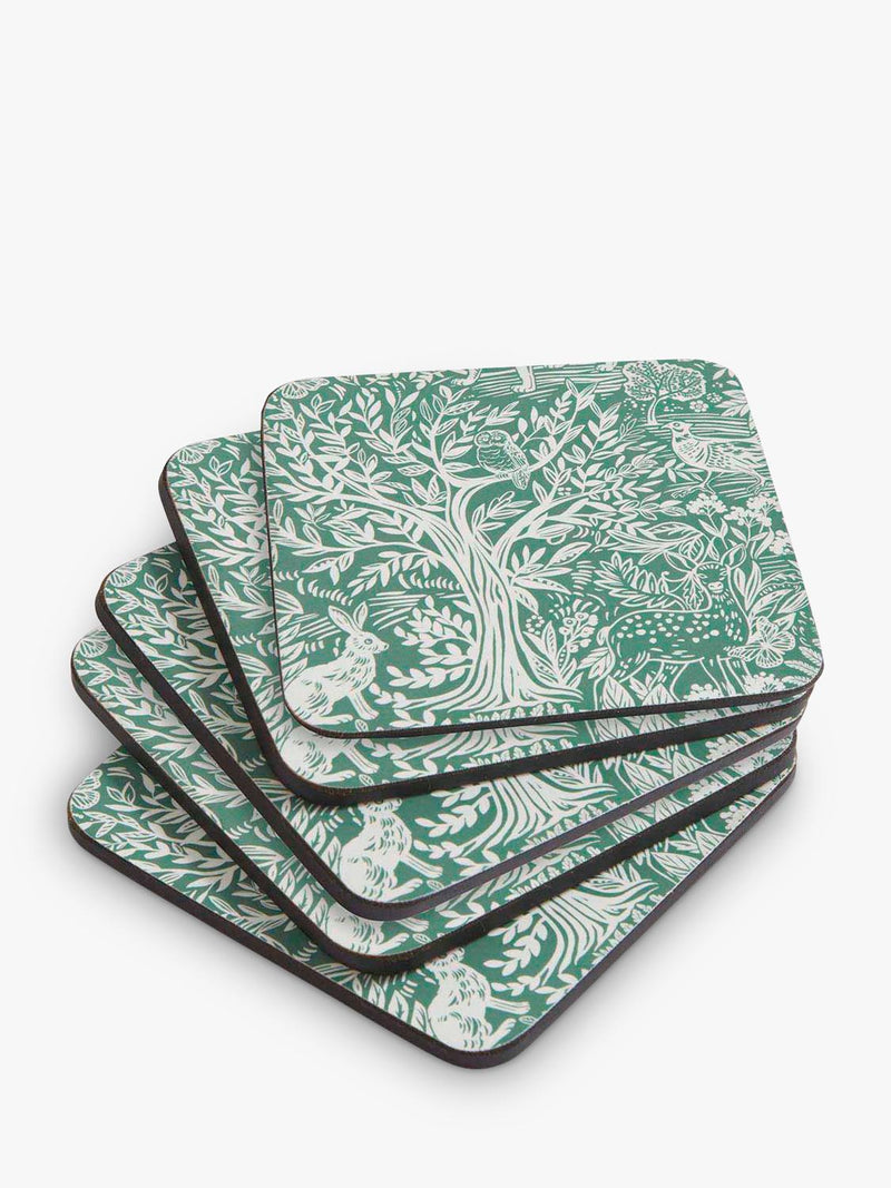 Pimpernel tapestry sage placemat coaster set (British brand)