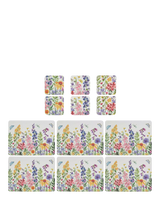 John Lewis Pimpernel Wildflowers Cork-Backed Placemat and Coaster Set of 6- Buy online at McGrocer