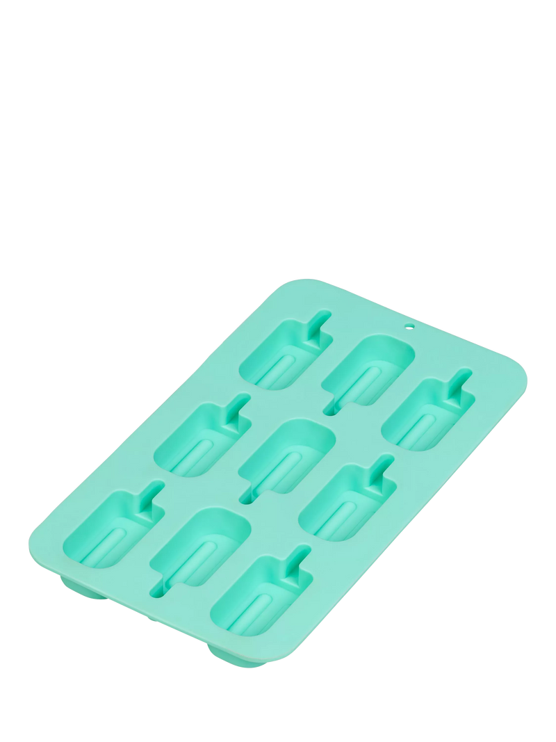 Tala silicone ice lolly mould teal 9 cube, imported from the UK