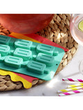 Tala silicone ice lolly mould teal 9 cube, imported from the UK