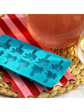 Tala palm tree silicone ice cube mould blue 10 cube, UK version