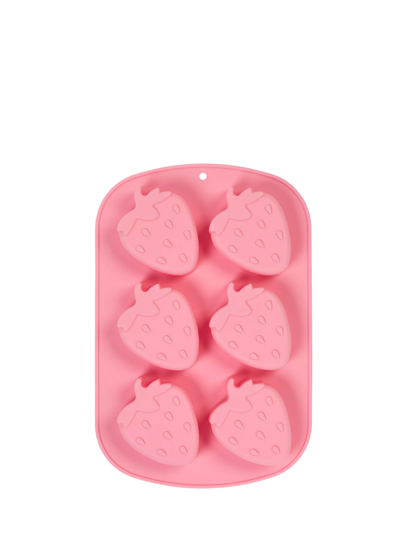 Tala strawberry silicone mould, pink (British brand)