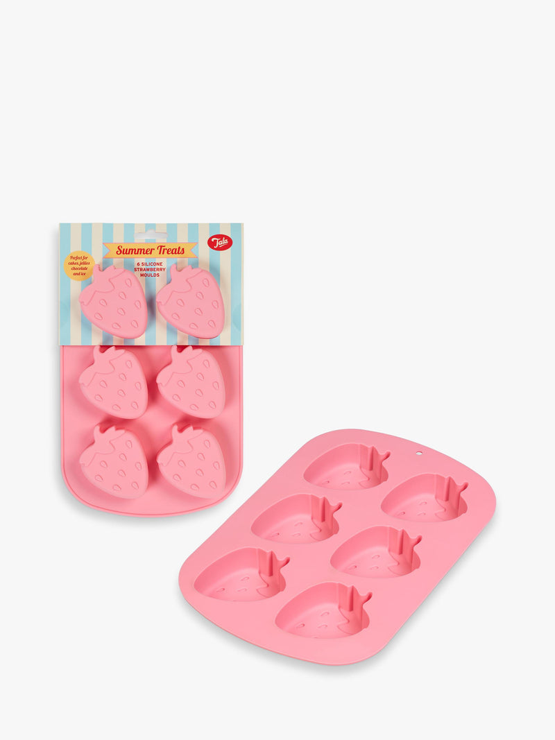 Tala strawberry silicone mould, pink (British brand)