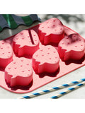 Tala strawberry silicone mould, pink (British brand)
