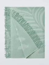 John Lewis John Lewis x Anine Cecilie Iversen Zinnia Wool Throw Celadon Green 190 x 140cm- Buy online at McGrocer