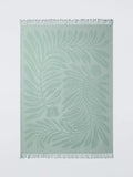 John Lewis Zinnia wool throw celadon green (British brand)