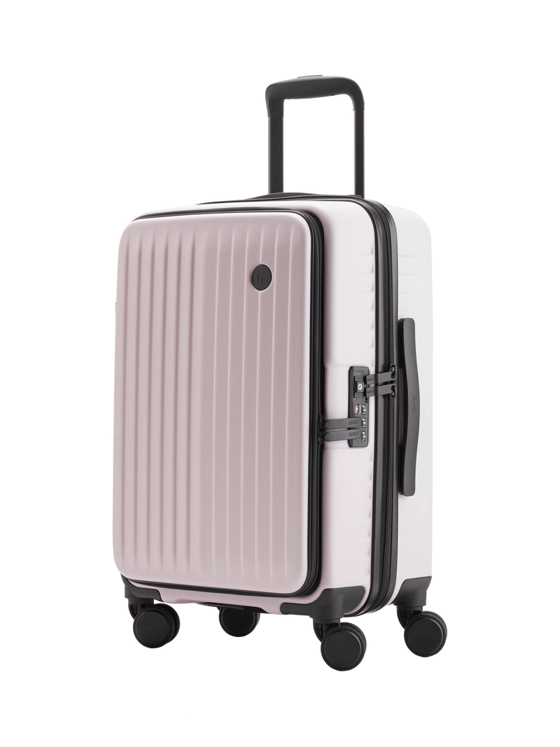 Nere Venture Dual Open 4-Wheel Spinner 56cm Cabin Case, 36L, Pink