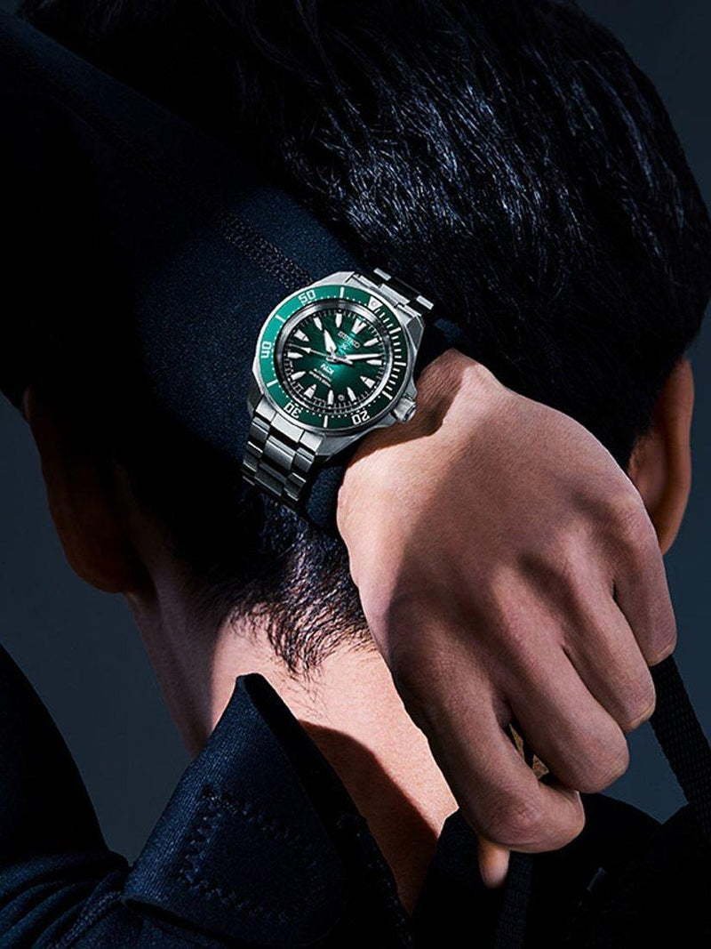 Seiko Prospex PADI diver's watch SRPL53K1 green dial, UK version