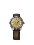 Seiko automatic golden yellow dial watch, imported from the UK