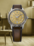 Seiko automatic golden yellow dial watch, imported from the UK