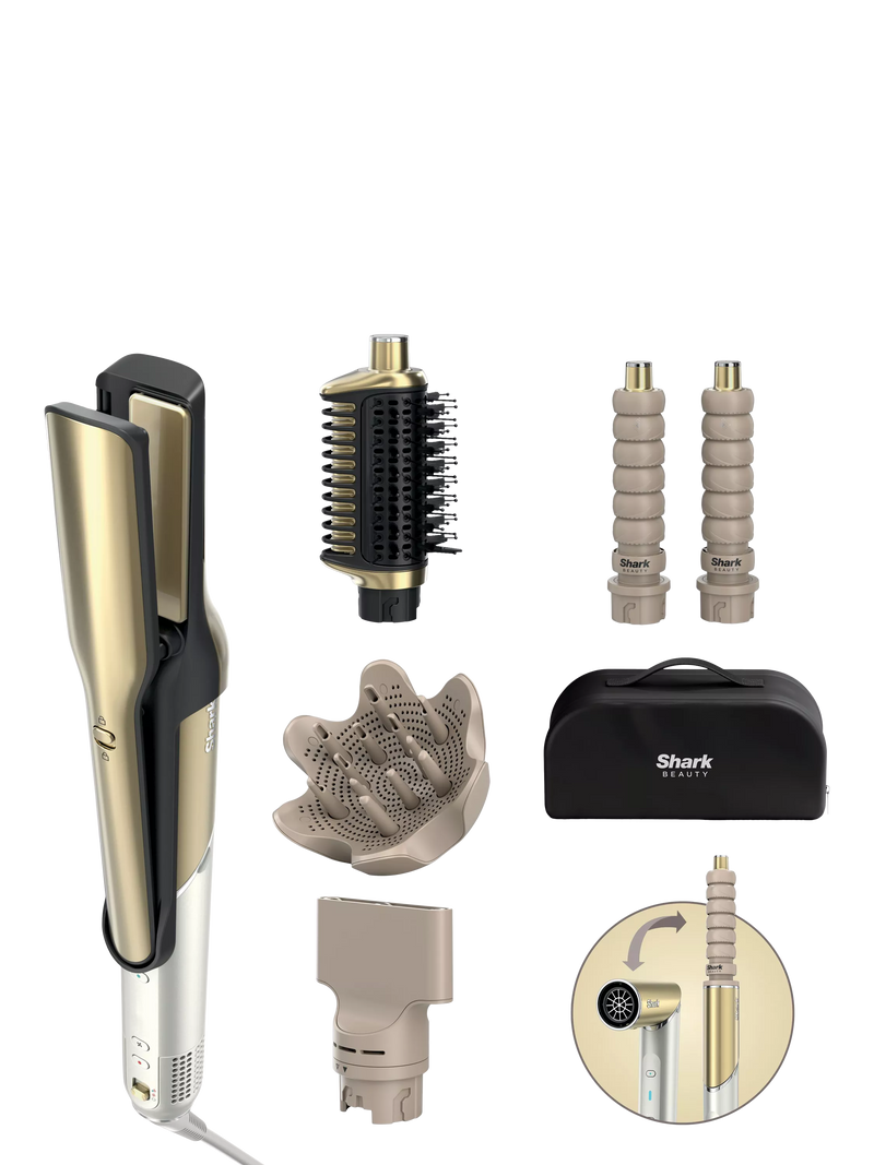 Shark Glam multi styler HD6052SUK French Gold (British brand)