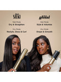 Shark Glam Multi Styler French Gold, imported from the UK