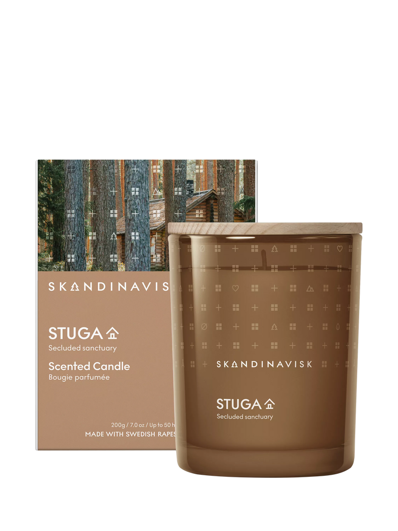 SKANDINAVISK Stuga scented candle 200g (British brand)