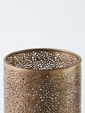 John Lewis etched table lamp antique brass, imported from the UK