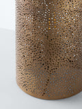 John Lewis etched table lamp antique brass, imported from the UK