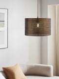 John Lewis etched drum lampshade antique brass 40cm, imported from the UK