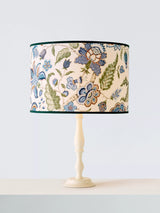 John Lewis John Lewis x Sanderson Newnham Courtney Drum Lampshade Alum Indigo 40cm- Buy online at McGrocer
