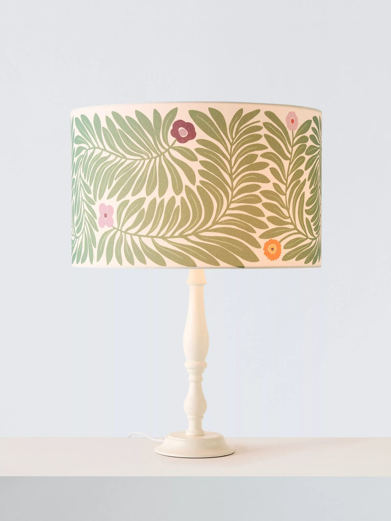 John Lewis drum lampshade Zinnia print 40cm - British product