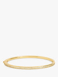 14ct Gold Plated Pave Bangle with Sparkling Stones