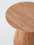 John Lewis Orb acacia wood side table natural, imported from the UK