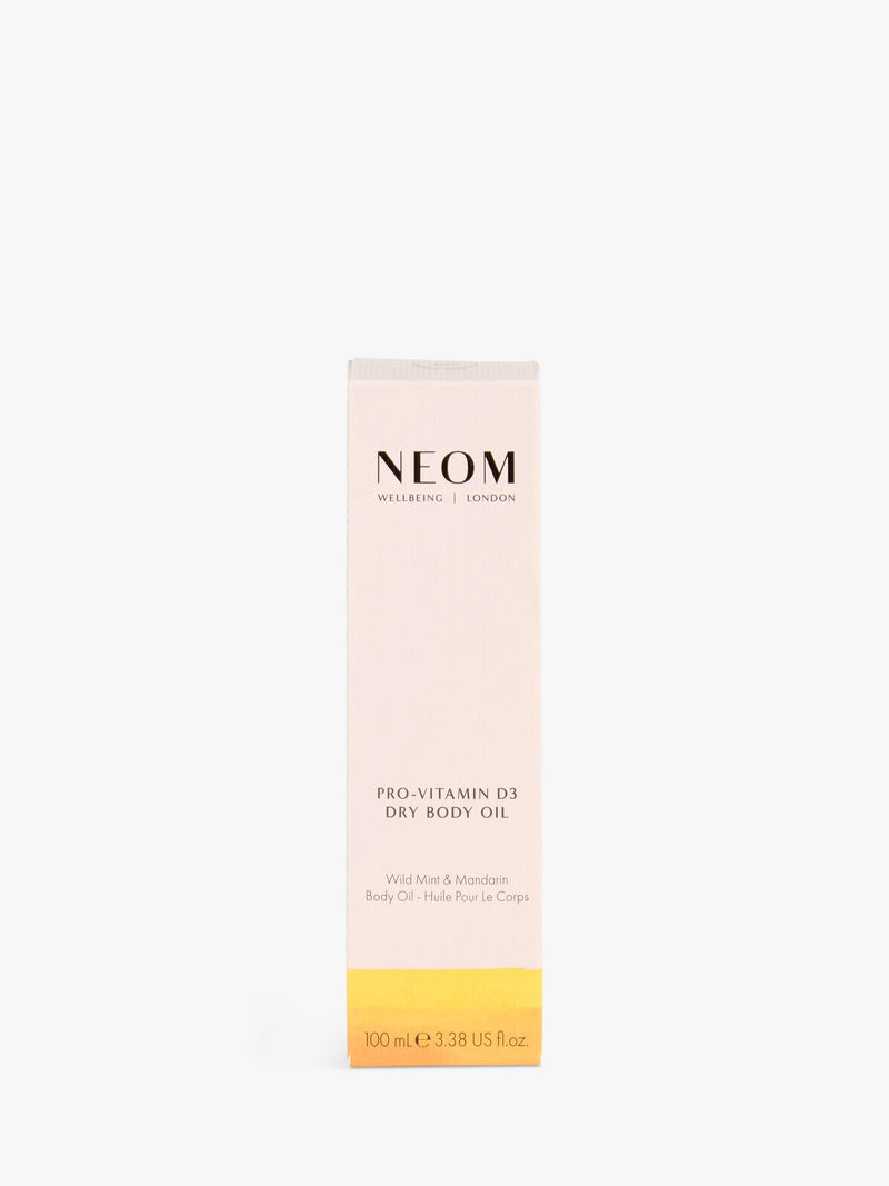 NEOM Wellbeing London Pro-Vitamin D3 Dry Body Oil 100ml - British product
