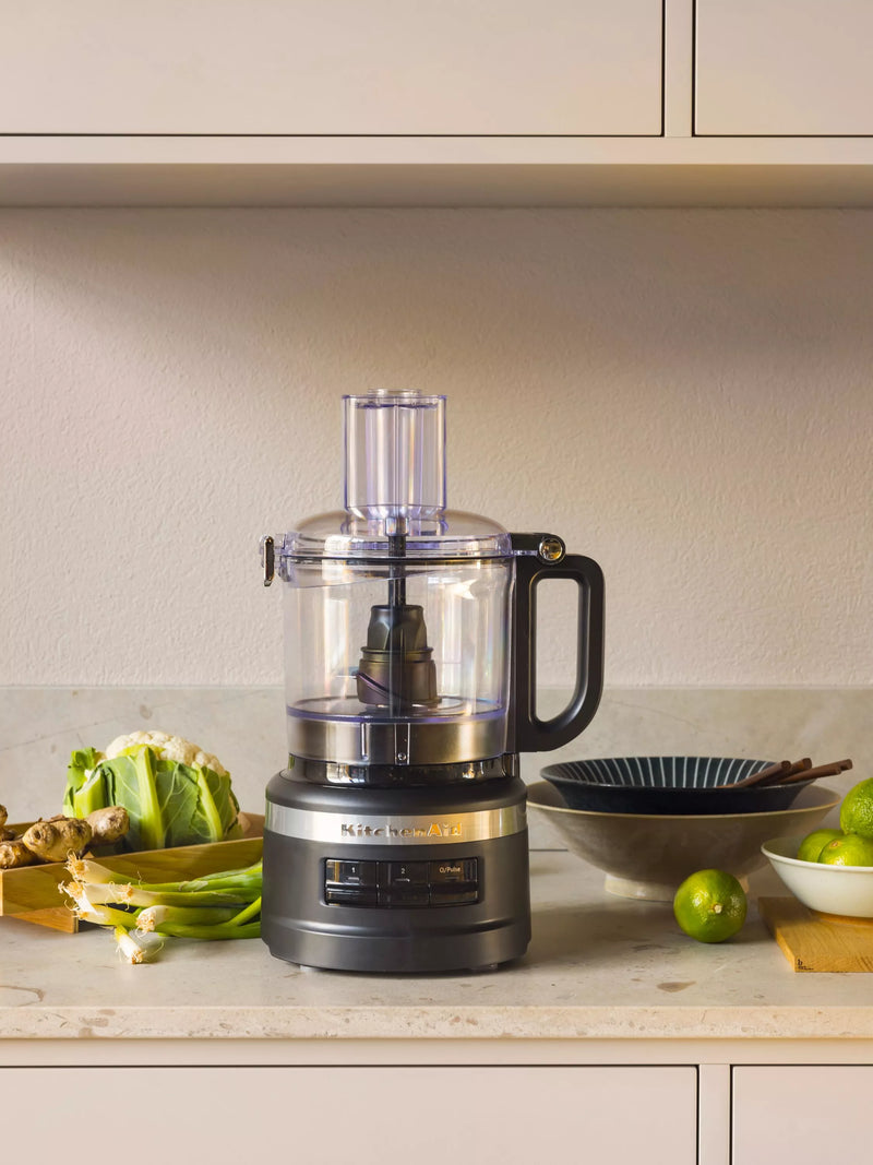 KitchenAid food processor matte black 1.7L, imported from the UK