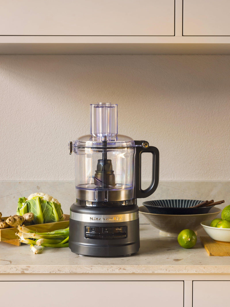 KitchenAid food processor matte black 1.7L, imported from the UK