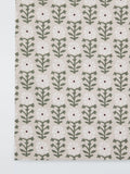 John Lewis Aria Floral oilcloth tablecloth fabric natural 130cm (British brand)
