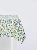 John Lewis Floret oilcloth tablecloth fabric glacier, imported from the UK