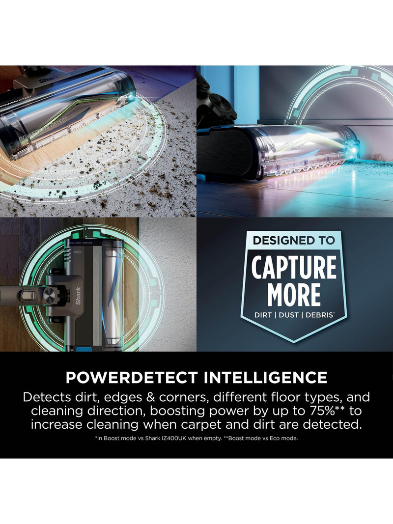Shark PowerDetect cordless vacuum charcoal black, imported from the UK