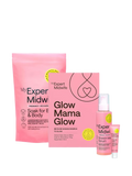 My Expert Midwife Glow Mama Glow gift set, imported from the UK