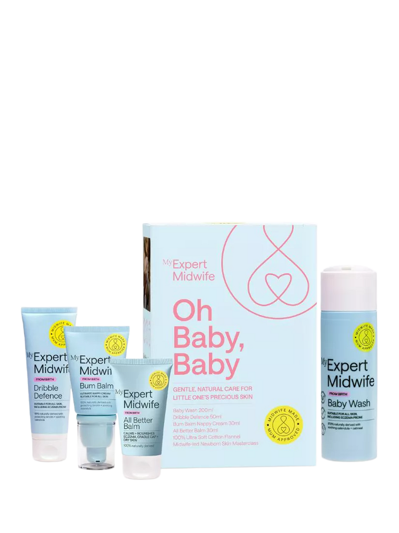 My Expert Midwife Oh Baby newborn skincare gift set, UK version