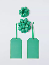 John Lewis John Lewis Paper Bow & Gift Tag Set, Green- Buy online at McGrocer