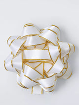 John Lewis John Lewis Fabric Confetti Gift Bow, White- Buy online at McGrocer