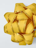 John Lewis paper bow and gift tag set yellow, imported from the UK