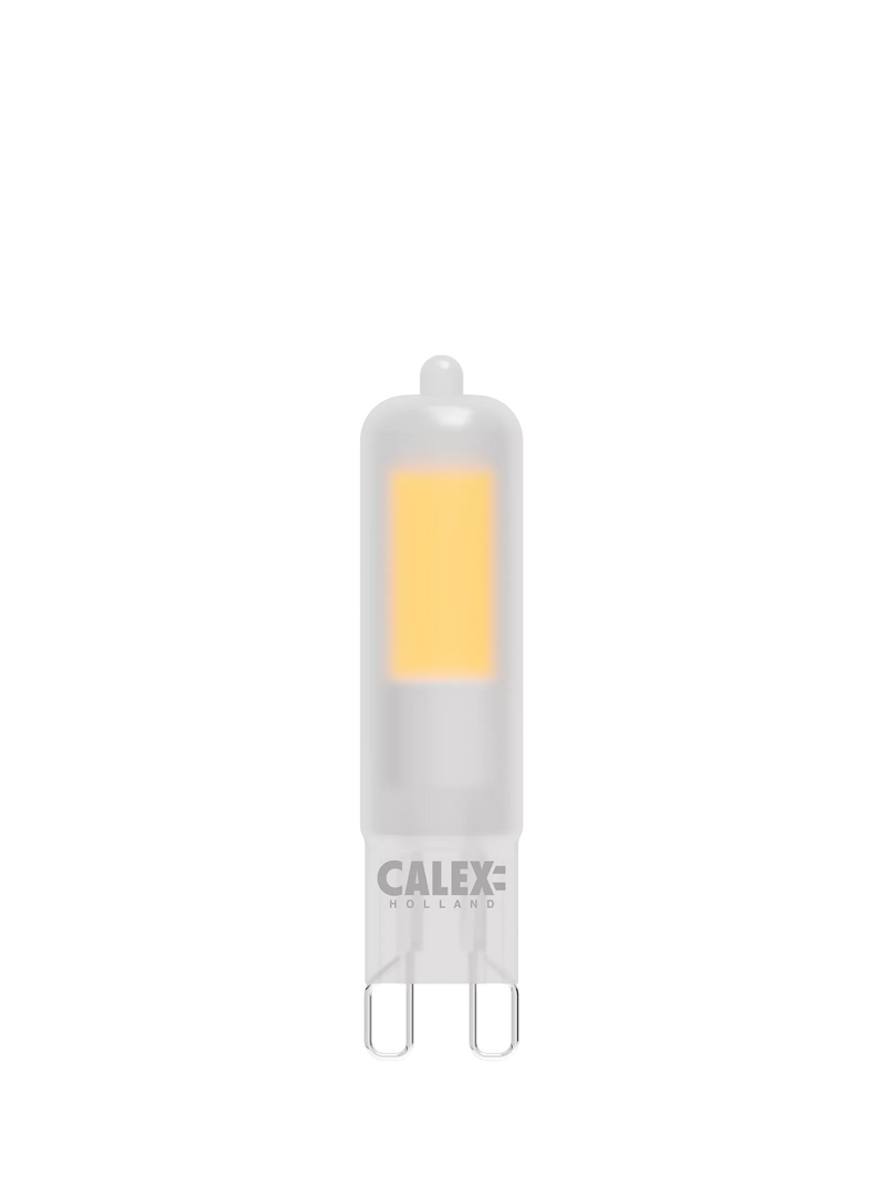 Calex 2W LED G9 capsule bulb clear, imported from the UK